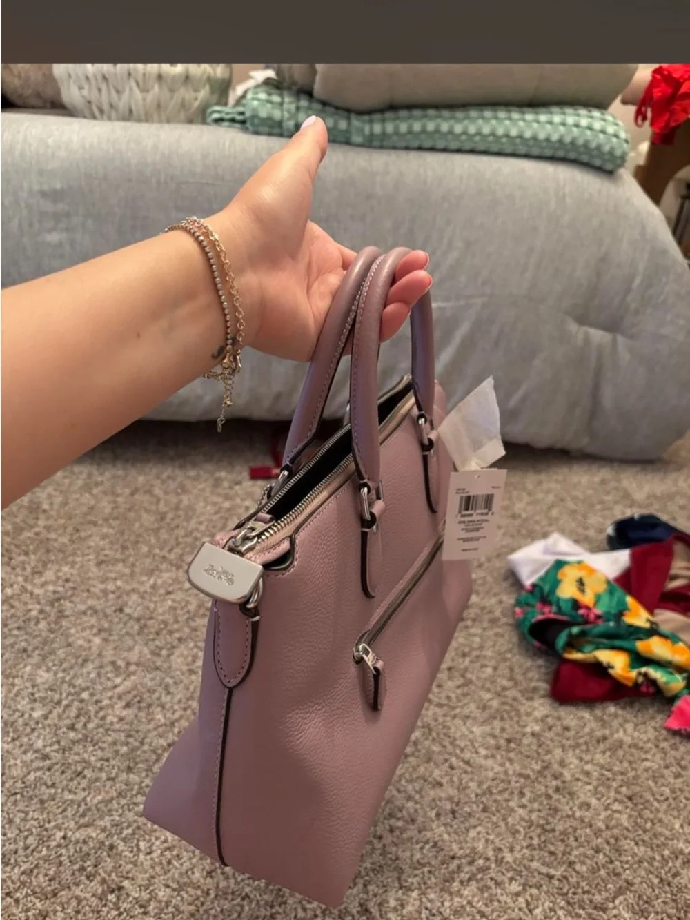 Coach leather satchel